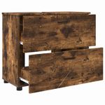 Casa si Gradina - Mobilier - Seturi de mobilier - Seturi baie - Set de mobilier pentru baie cu sertar 3 pcs Stejar afumat - Infinity.ro