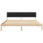Casa si Gradina - Mobilier - Paturi si accesorii - Paturi - Cadru de pat Maro si negru 180 x 200 cm Lemn masiv de pin - Infinity.ro