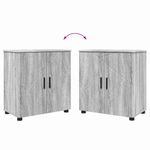 Casa si Gradina - Mobilier - Mobilier baie - Corpuri baie - Set de mobilier pentru baie 2 pcs sonoma gri 61 x 35 x 64 cm - Infinity.ro