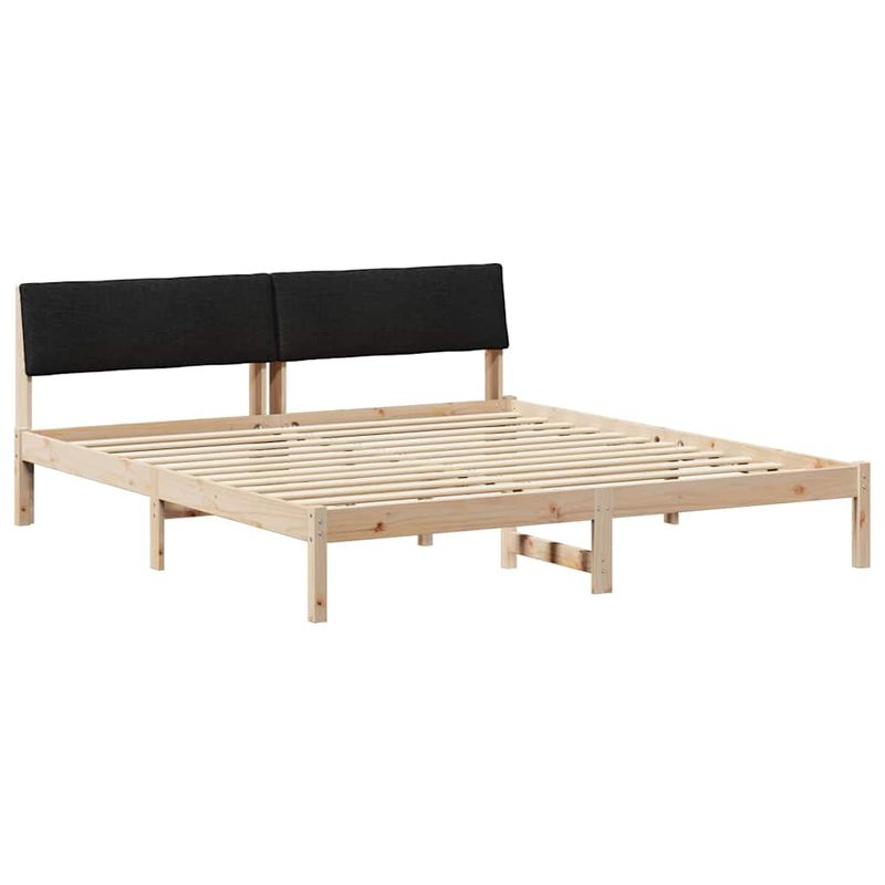 Casa si Gradina - Mobilier - Paturi si accesorii - Paturi - Cadru de pat Maro si negru 180 x 200 cm Lemn masiv de pin - Infinity.ro