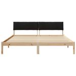 Casa si Gradina - Mobilier - Paturi si accesorii - Paturi - Cadru de pat Maro si negru 180 x 200 cm Lemn masiv de pin - Infinity.ro
