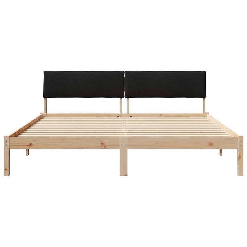 Casa si Gradina - Mobilier - Paturi si accesorii - Paturi - Cadru de pat Maro si negru 180 x 200 cm Lemn masiv de pin - Infinity.ro