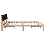 Casa si Gradina - Mobilier - Paturi si accesorii - Paturi - Cadru de pat Maro si negru 180 x 200 cm Lemn masiv de pin - Infinity.ro