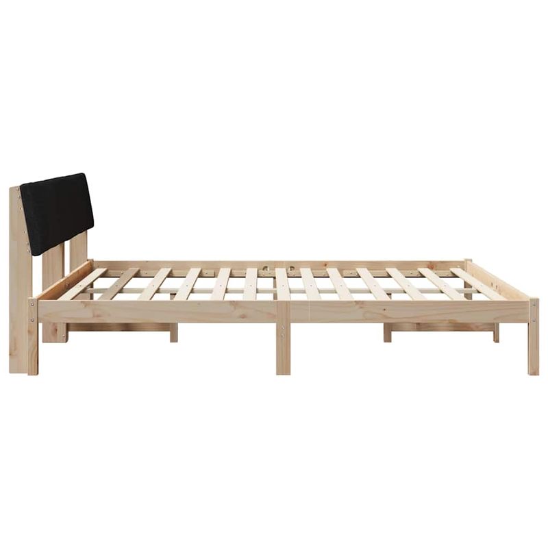 Casa si Gradina - Mobilier - Paturi si accesorii - Paturi - Cadru de pat Maro si negru 180 x 200 cm Lemn masiv de pin - Infinity.ro