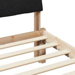 Casa si Gradina - Mobilier - Paturi si accesorii - Paturi - Cadru de pat Maro si negru 180 x 200 cm Lemn masiv de pin - Infinity.ro