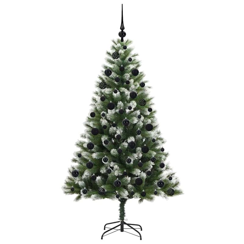 Casa si Gradina - Decoratiuni - Decoratiuni de sezon - Brad de Craciun artificial cu articulatii si zapada inghetata - Infinity.ro