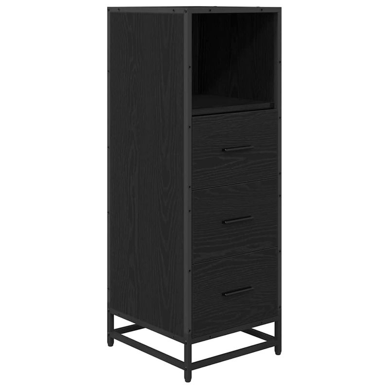 Casa si Gradina - Mobilier - Seturi de mobilier - Seturi baie - Set de mobilier pentru baie 4 pcs Stejar negru 65 x 33 x 60 cm - Infinity.ro