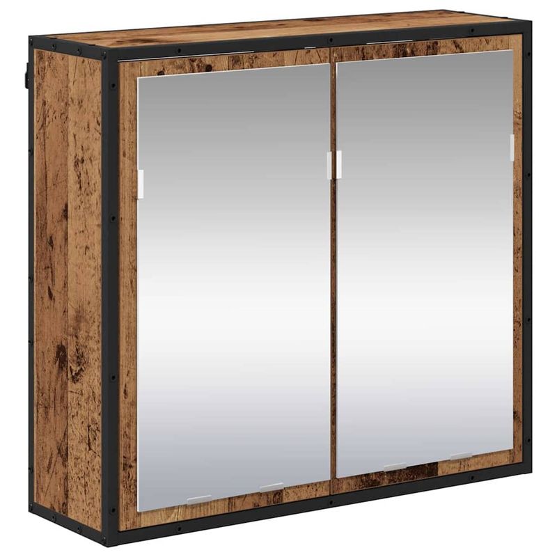 Casa si Gradina - Mobilier - Seturi de mobilier - Seturi baie - Set de mobilier pentru baie 3 pcs Lemn vechi 80 x 33 x 60 cm - Infinity.ro