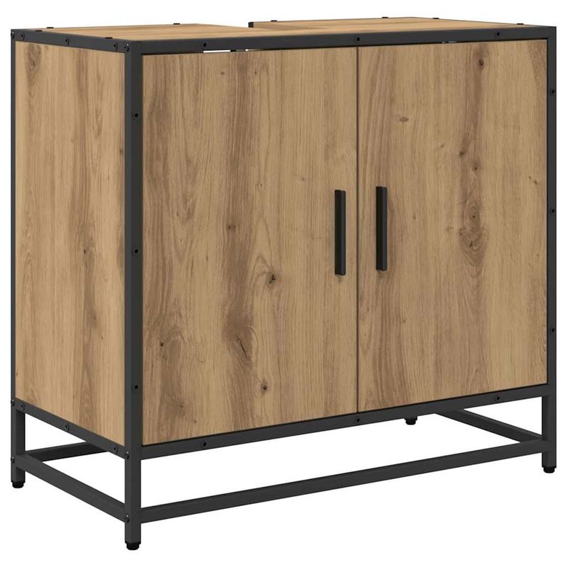 Casa si Gradina - Mobilier - Seturi de mobilier - Seturi baie - Set de mobilier pentru baie cu sertar 3 pcs stejar artizanal - Infinity.ro