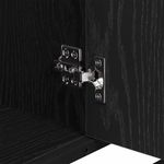 Casa si Gradina - Mobilier - Seturi de mobilier - Seturi baie - Set de mobilier pentru baie 4 pcs Stejar negru 80 x 33 x 60 cm - Infinity.ro