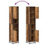 Casa si Gradina - Mobilier - Seturi de mobilier - Seturi baie - Set de mobilier pentru baie cu sertar cu raft 3 pcs Lemn vechi - Infinity.ro