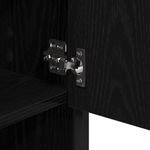 Casa si Gradina - Mobilier - Seturi de mobilier - Seturi baie - Set de mobilier pentru baie 4 pcs Stejar negru 80 x 33 x 60 cm - Infinity.ro