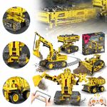 Jucarii, Copii si Bebe - Jucarii si jocuri - Seturi de constructie si cuburi - Seturi de constructie - Set de Constructie STEM 5 in 1,  555 PIESE, Controlat prin Telecomanda, Aplicatie, Jucarie Ideala pentru Copii 12+ ani - Infinity.ro