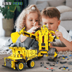 Jucarii, Copii si Bebe - Jucarii si jocuri - Seturi de constructie si cuburi - Seturi de constructie - Set de Constructie STEM 5 in 1,  555 PIESE, Controlat prin Telecomanda, Aplicatie, Jucarie Ideala pentru Copii 12+ ani - Infinity.ro