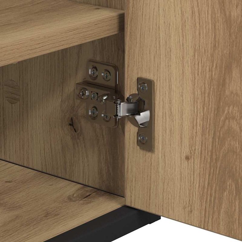 Casa si Gradina - Mobilier - Seturi de mobilier - Seturi baie - Set de mobilier pentru baie Pe perete 2 pcs stejar artizanal - Infinity.ro