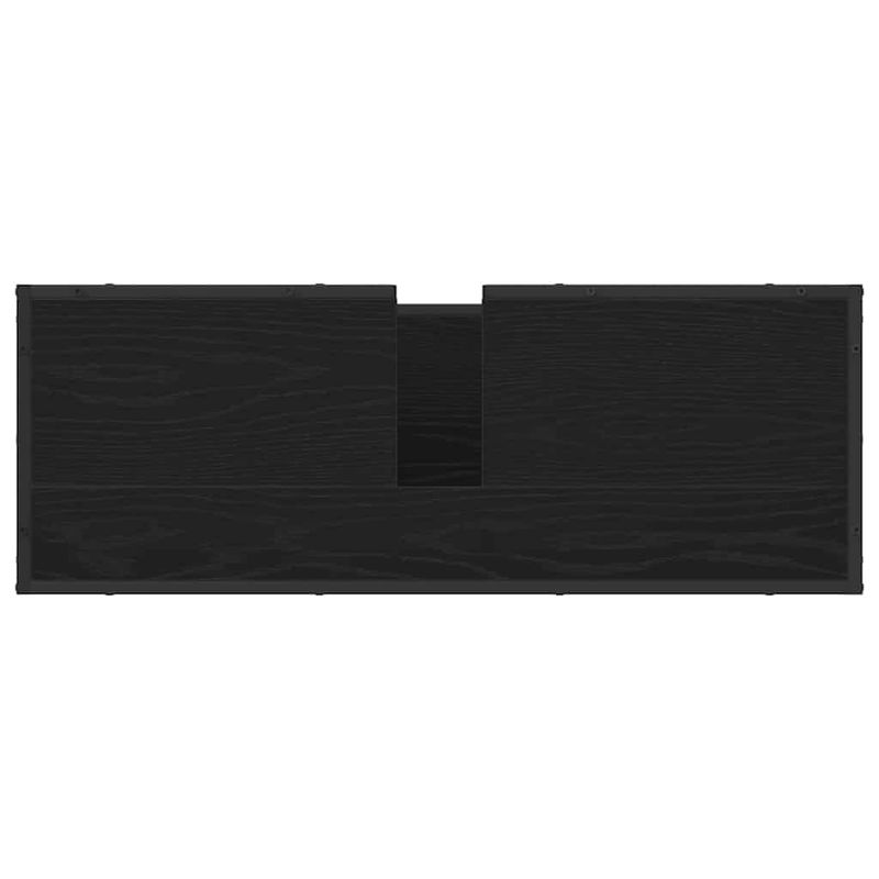 Casa si Gradina - Mobilier - Seturi de mobilier - Seturi baie - Set de mobilier pentru baie 4 pcs Stejar negru 90 x 33 x 60 cm - Infinity.ro