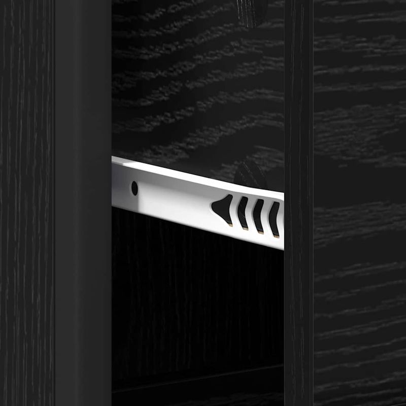 Casa si Gradina - Mobilier - Seturi de mobilier - Seturi baie - Set de mobilier pentru baie 4 pcs Stejar negru 80 x 33 x 60 cm - Infinity.ro