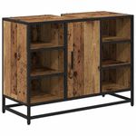 Casa si Gradina - Mobilier - Seturi de mobilier - Seturi baie - Set de mobilier pentru baie 2 pcs Lemn vechi 80 x 33 x 60 cm - Infinity.ro