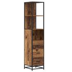Casa si Gradina - Mobilier - Seturi de mobilier - Seturi baie - Set de mobilier pentru baie 4 pcs Lemn vechi 80 x 33 x 60 cm - Infinity.ro