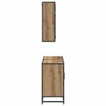 Casa si Gradina - Mobilier - Seturi de mobilier - Seturi baie - Set de mobilier pentru baie Pe perete 2 pcs stejar artizanal - Infinity.ro