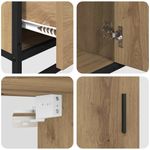 Casa si Gradina - Mobilier - Seturi de mobilier - Seturi baie - Set de mobilier pentru baie cu sertar 3 pcs stejar artizanal - Infinity.ro