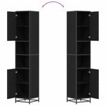 Casa si Gradina - Mobilier - Seturi de mobilier - Seturi baie - Set de mobilier pentru baie 3 pcs Stejar negru 80 x 33 x 60 cm - Infinity.ro