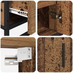 Casa si Gradina - Mobilier - Seturi de mobilier - Seturi baie - Set de mobilier pentru baie 3 pcs Lemn vechi 65 x 33 x 60 cm - Infinity.ro