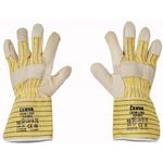 Casa si Gradina - Constructii - Echipamente de lucru - Manusi protectia muncii - CROW LONG - Manusi de protectie din piele combinate Cerva 10 - Infinity.ro