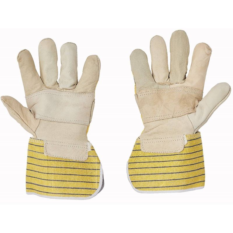 Casa si Gradina - Constructii - Echipamente de lucru - Manusi protectia muncii - CROW LONG - Manusi de protectie din piele combinate Cerva 10 - Infinity.ro