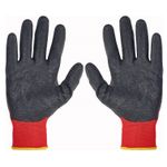 Casa si Gradina - Constructii - Echipamente de lucru - Manusi protectia muncii - HS-04-012-Manusi de protectie imersate PES LATEX (Hornbil Light) rosii 9 Rosu - Infinity.ro