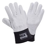 Casa si Gradina - Constructii - Echipamente de lucru - Manusi protectia muncii - Manusi de lucru din piele, Procera, manseta din denim, X-STORK - Infinity.ro