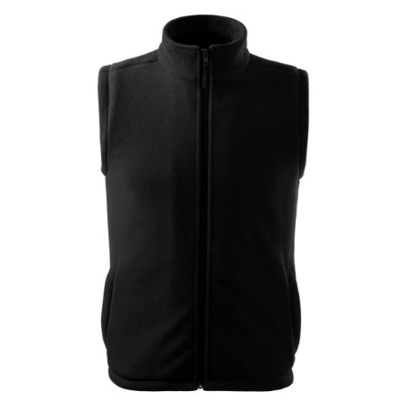Sport si Outdoor - Echipament Sportiv - Imbracaminte sport - Veste sport - Fleece vesta unisex, Next 518, Malfini M Negru - Infinity.ro