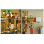 Casa si Gradina - Termice - Calorifere si accesorii - Accesorii calorifere - Robinet diferential Giacomini R147NY004, 3/4" filet interior, by-pass pentru instalatii HVAC, alama - Infinity.ro