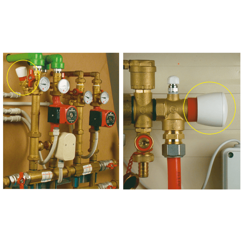 Casa si Gradina - Termice - Calorifere si accesorii - Accesorii calorifere - Robinet diferential Giacomini R147NY004, 3/4" filet interior, by-pass pentru instalatii HVAC, alama - Infinity.ro