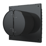 Casa si Gradina - Sanitare - Suporturi si accesorii baie - Sisteme de ventilatie - Ventilator de perete VentEurope FANCY100BDMB, diametru 100 mm, silentios, cu clapeta antiretur, IP24, negru mat - Infinity.ro