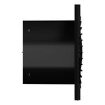 Casa si Gradina - Sanitare - Suporturi si accesorii baie - Sisteme de ventilatie - Ventilator de perete VentEurope ELEGIA100BDBM, patrat, diametru 100 mm, debit 100 mc/h, 7.8W, IP45, silentios, Negru Mat - Infinity.ro