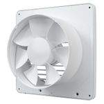 Casa si Gradina - Sanitare - Suporturi si accesorii baie - Sisteme de ventilatie - Ventilator de perete VentEurope CLASSIC150, patrat, diametru 150 mm, debit 290 mc/h, 16W, IP24, plasa anti-insecte, Alb - Infinity.ro