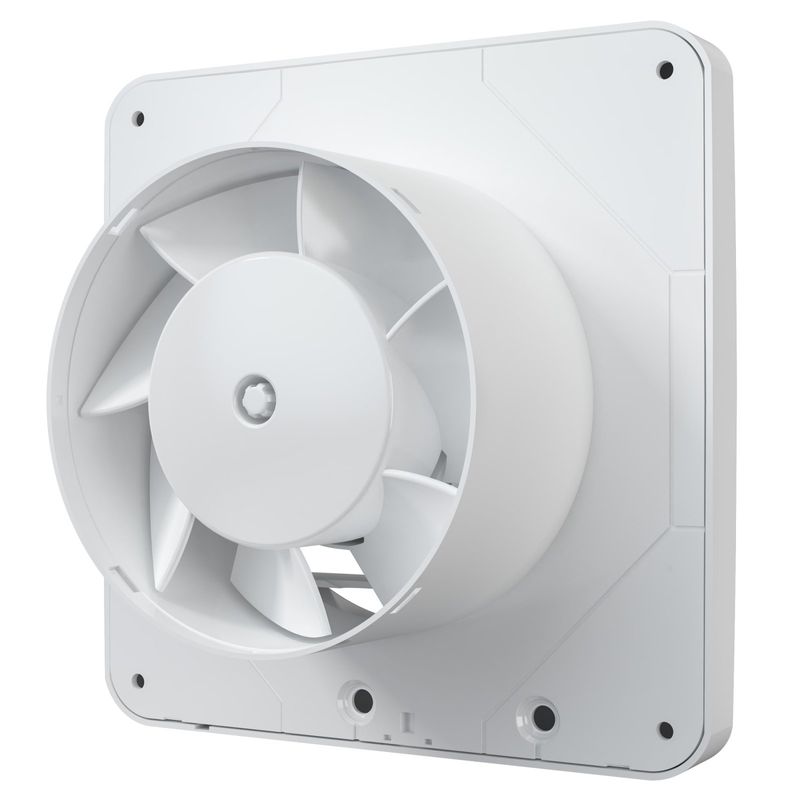 Casa si Gradina - Sanitare - Suporturi si accesorii baie - Sisteme de ventilatie - Ventilator de perete VentEurope CLASSIC125BD, cu clapeta antiretur 125 mm, debit 183 mc/h, 16W, IP24, Alb - Infinity.ro
