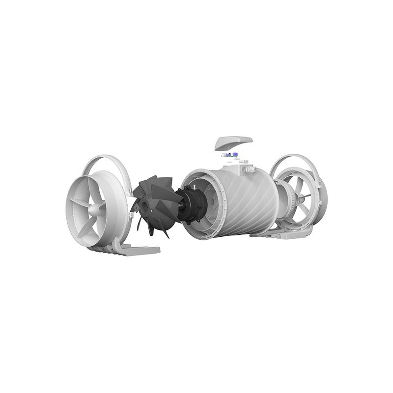 Casa si Gradina - Sanitare - Suporturi si accesorii baie - Sisteme de ventilatie - Ventilator de canal VentEurope MONSOON2502SP, diametru 248 mm, debit 1560 m³/h, 180W, IP44, 2 viteze, Alb - Infinity.ro