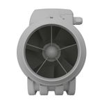Casa si Gradina - Sanitare - Suporturi si accesorii baie - Sisteme de ventilatie - Ventilator de canal VentEurope MONSOON1002SP, diametru 99 mm, debit 250 m³/h, 25W, IP44, 2 viteze - Infinity.ro