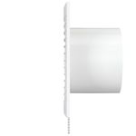 Casa si Gradina - Sanitare - Suporturi si accesorii baie - Sisteme de ventilatie - Ventilator de perete VentEurope REFINED150BDPS, snur pornire/oprire, clapeta antiretur,150 mm, debit 250 mc/h, 16W, IP24 - Infinity.ro