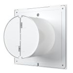 Casa si Gradina - Sanitare - Suporturi si accesorii baie - Sisteme de ventilatie - Ventilator baie cu snur pornire/oprire VentEurope REFINED125PS, 125 mm, plasa de insecte, debit 140 mc/h, IP24, 16W - Infinity.ro