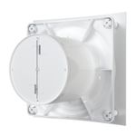 Casa si Gradina - Sanitare - Suporturi si accesorii baie - Sisteme de ventilatie - Ventilator de perete cu clapeta antiretur VentEurope PLACE125BD, patrat, diametru 125 mm, debit 140 mc/h, 16W, IP24 - Infinity.ro