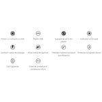 Casa si Gradina - Sanitare - Suporturi si accesorii baie - Sisteme de ventilatie - Ventilator baie VentEurope FANCY125BDMB, diametru 125 mm, debit 180 mc/h, clapeta anti-retur, temporizator, IP24 - Infinity.ro