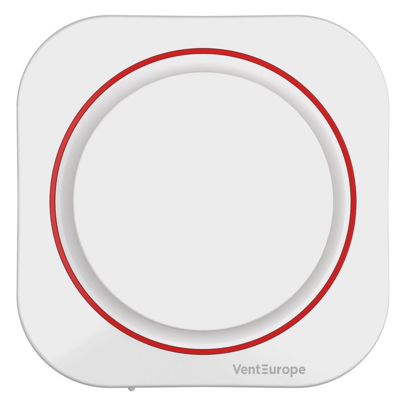 Casa si Gradina - Sanitare - Suporturi si accesorii baie - Sisteme de ventilatie - Ventilator de baie VentEurope ROUND125BDBB, motor pe rulmenti, diametru 125 mm, debit 150 m³/h, 20W, IP24 - Infinity.ro
