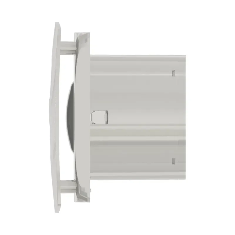 Casa si Gradina - Sanitare - Suporturi si accesorii baie - Sisteme de ventilatie - Ventilator de perete VentEurope STREAM100GC, patrat, clapeta antiretur, diametru 100 mm, debit 95 mc/h, 14W, IP24 - Infinity.ro