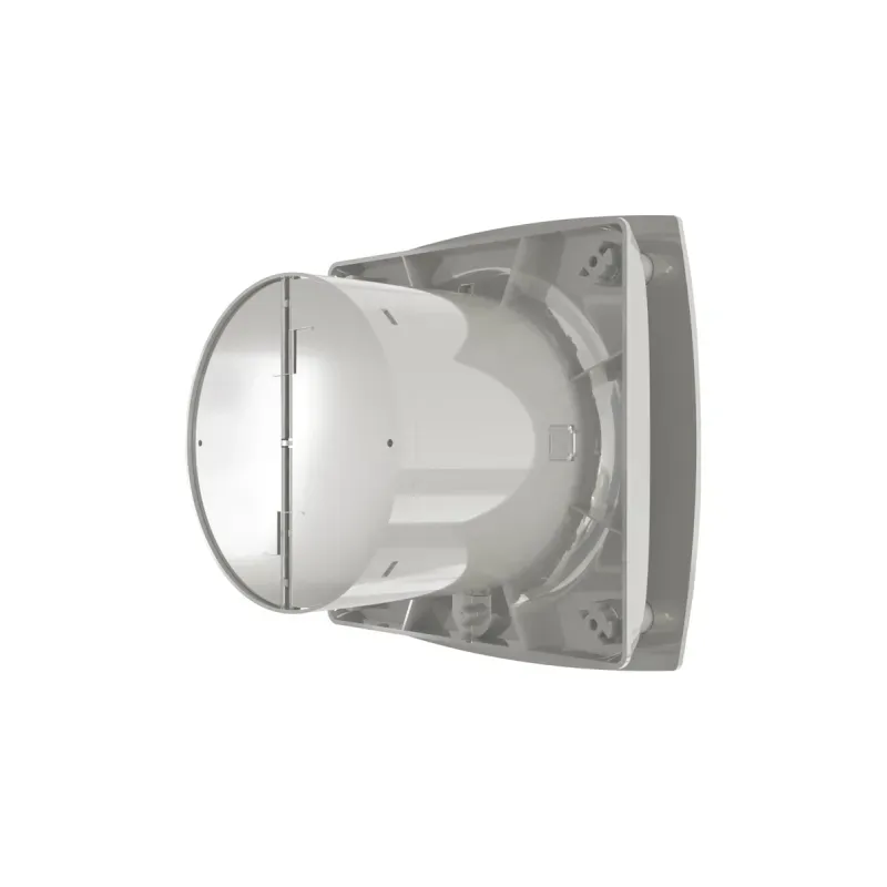 Casa si Gradina - Sanitare - Suporturi si accesorii baie - Sisteme de ventilatie - Ventilator de perete VentEurope STREAM100GC, patrat, clapeta antiretur, diametru 100 mm, debit 95 mc/h, 14W, IP24 - Infinity.ro