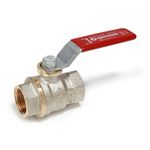 Casa si Gradina - Sanitare - Instalatii hidro - Robineti - Robinet cu bila Giacomini R910X026 DADO, filet interior-interior, diametru 1 1/4”, alama nichelata, trecere totala - Infinity.ro