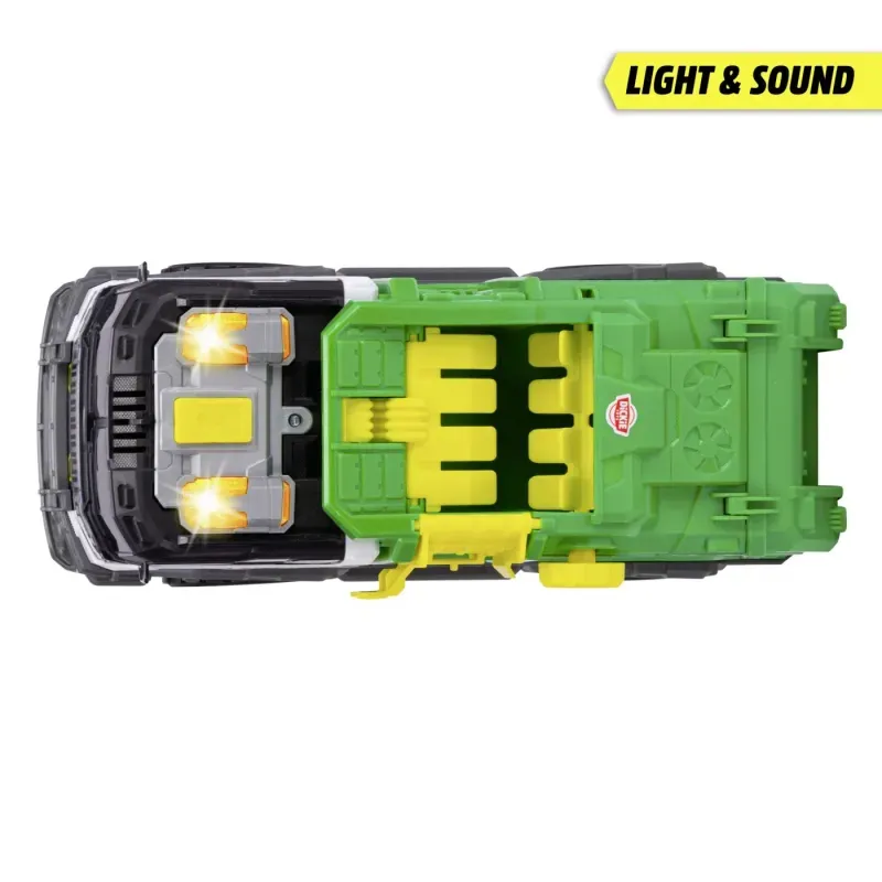 Jucarii, Copii si Bebe - Jucarii si jocuri - Vehicule si jucarii cu telecomanda - Utilaje constructie de jucarie - Camion de reciclare cu lumini si sunete, 30 cm - Infinity.ro