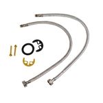 Casa si Gradina - Sanitare - Chiuveta bucatarie si accesorii - Chiuvete bucatarie - Set Masca Chiuveta Wenghe 80 cm X 50 cm X 80 cm, chiuveta inox cuva dreapta, baterie lebada flexibila si sifon scurgere - Infinity.ro